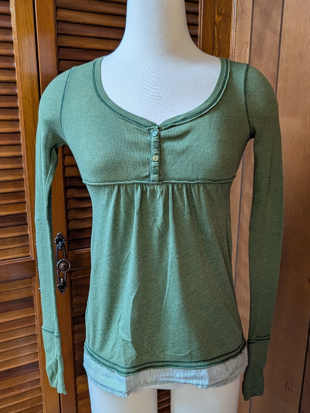 Vintage Y2K Abercrombie & Fitch Babydoll Top